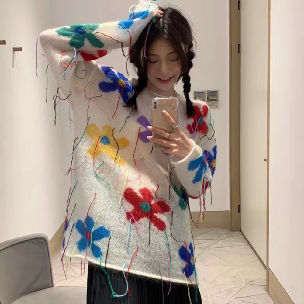 Multi-Color Knit Top